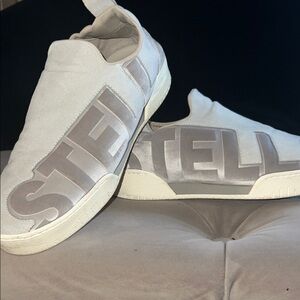 Stella McCartney Tan Suede Athletic Shoes